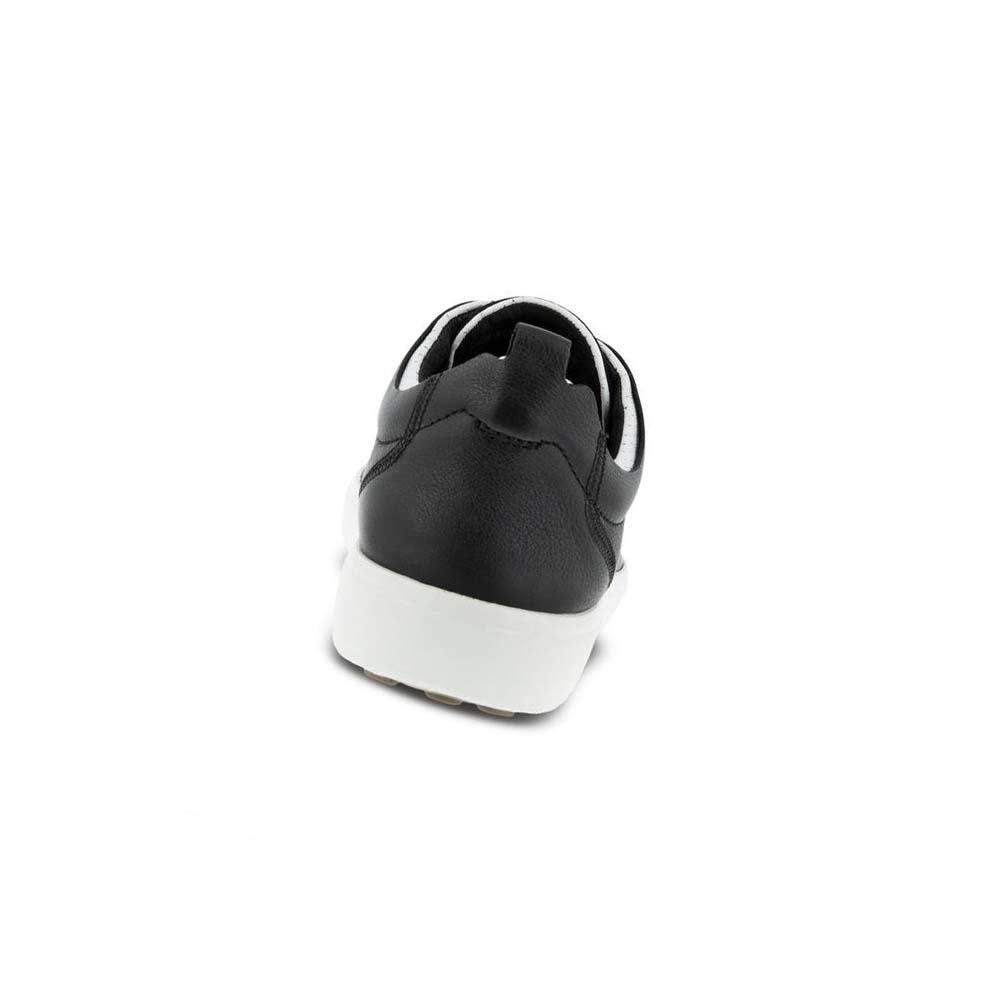 Men's Ecco Soft 7 Craze Sneakers Black / White | Canada 631YXF